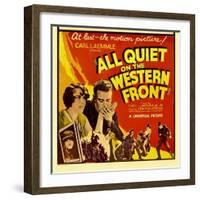 All Quiet on the Western Front, Lew Ayres, 1930-null-Framed Art Print