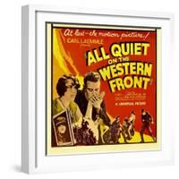 All Quiet on the Western Front, Lew Ayres, 1930-null-Framed Art Print