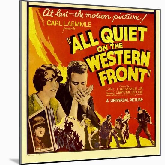 All Quiet on the Western Front, Lew Ayres, 1930-null-Mounted Art Print