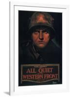 All Quiet on the Western Front Movie Louis Wolheim Lew Ayres-null-Framed Art Print