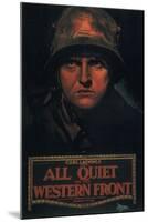 All Quiet on the Western Front Movie Louis Wolheim Lew Ayres-null-Mounted Art Print