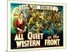 All Quiet on the Western Front, Poster Art, 1930-null-Mounted Art Print