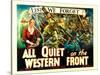 All Quiet on the Western Front, Poster Art, 1930-null-Stretched Canvas