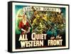 All Quiet on the Western Front, Poster Art, 1930-null-Framed Stretched Canvas