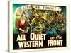 All Quiet on the Western Front, Poster Art, 1930-null-Stretched Canvas