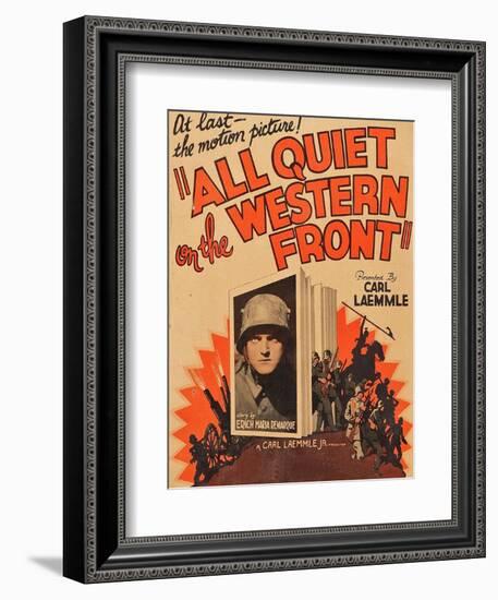 All Quiet on the Western Front-null-Framed Art Print