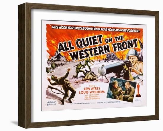 All Quiet on the Western Front-null-Framed Art Print