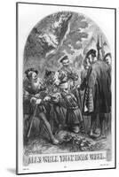 All's Well that Ends Well by William Shakespeare-John Gilbert-Mounted Giclee Print