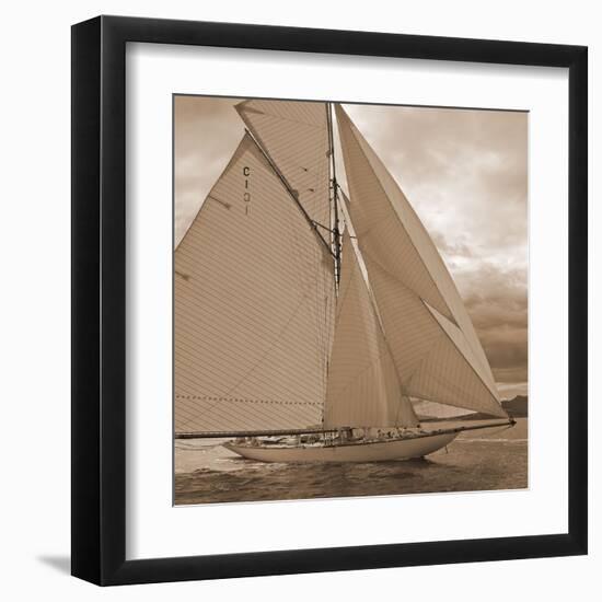 All Sails Unfurled-null-Framed Art Print