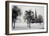 All Saints Church, Blackheath, London, 1867. Exterior with Winter Trees in the Snow-Nina Langton-Framed Photographic Print