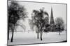 All Saints Church, Blackheath, London, 1867. Exterior with Winter Trees in the Snow-Nina Langton-Mounted Photographic Print