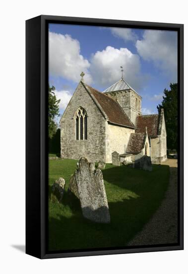 All Saints Church, Fonthill Bishop, Wiltshire, 2005-Peter Thompson-Framed Stretched Canvas