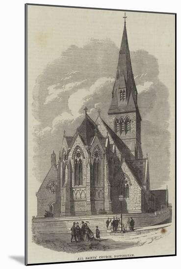 All Saints' Church, Nottingham-null-Mounted Giclee Print