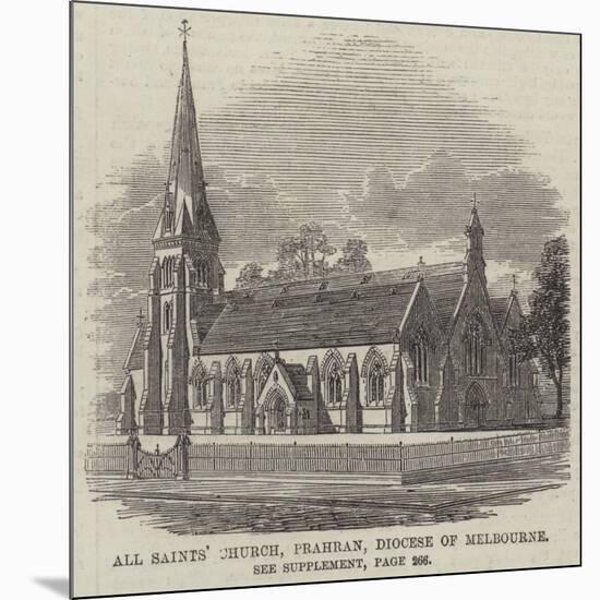 All Saints' Church, Prahran, Diocese of Melbourne-null-Mounted Giclee Print
