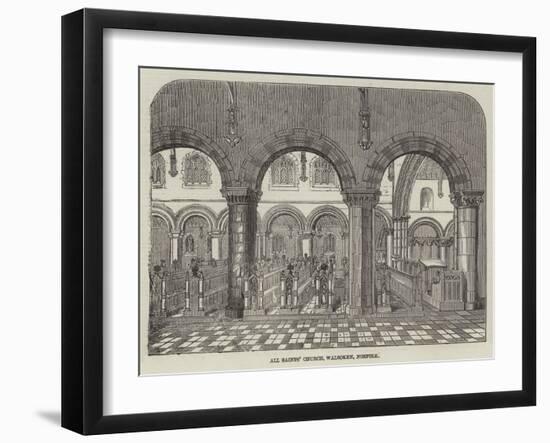 All Saints' Church, Walsoken, Norfolk-null-Framed Giclee Print