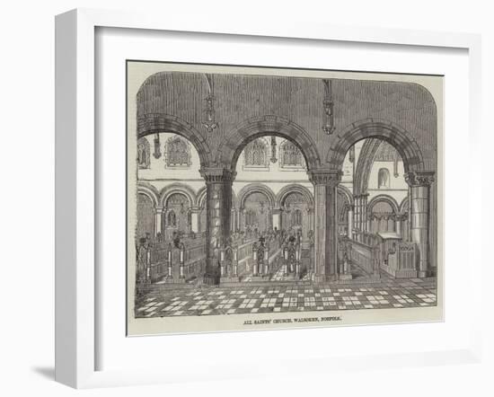 All Saints' Church, Walsoken, Norfolk-null-Framed Giclee Print