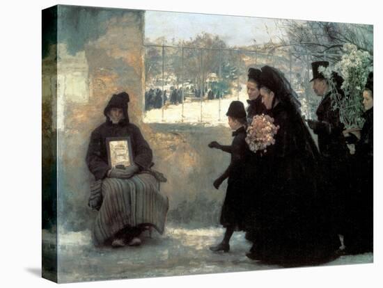 All Saints' Day, 1888-Emile Friant-Stretched Canvas