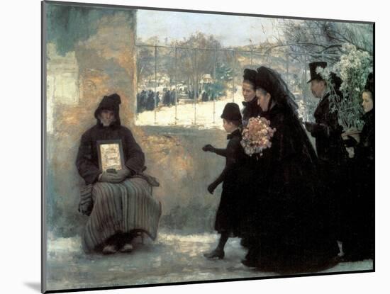 All Saints' Day, 1888-Emile Friant-Mounted Giclee Print