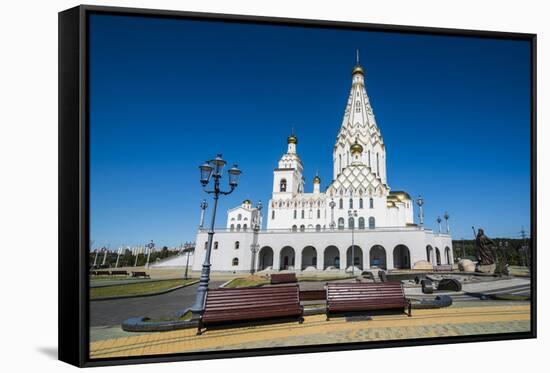 All Saints Orthodox Church in Minsk, Belarus, Europe-Michael Runkel-Framed Stretched Canvas