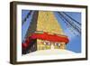 All Seeing Eyes of the Buddha, Boudhanath Stupa, UNESCO World Heritage Site, Kathmandu, Nepal, Asia-Peter Barritt-Framed Photographic Print