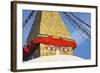 All Seeing Eyes of the Buddha, Boudhanath Stupa, UNESCO World Heritage Site, Kathmandu, Nepal, Asia-Peter Barritt-Framed Photographic Print