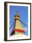 All Seeing Eyes of the Buddha, Boudhanath Stupa, UNESCO World Heritage Site, Kathmandu, Nepal, Asia-Peter Barritt-Framed Photographic Print