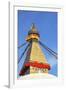 All Seeing Eyes of the Buddha, Boudhanath Stupa, UNESCO World Heritage Site, Kathmandu, Nepal, Asia-Peter Barritt-Framed Photographic Print