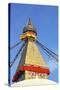 All Seeing Eyes of the Buddha, Boudhanath Stupa, UNESCO World Heritage Site, Kathmandu, Nepal, Asia-Peter Barritt-Stretched Canvas