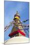 All Seeing Eyes of the Buddha, Boudhanath Stupa, UNESCO World Heritage Site, Kathmandu, Nepal, Asia-Peter Barritt-Mounted Photographic Print