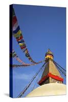 All Seeing Eyes of the Buddha, Boudhanath Stupa, UNESCO World Heritage Site, Kathmandu, Nepal, Asia-Peter Barritt-Stretched Canvas