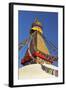 All Seeing Eyes of the Buddha, Boudhanath Stupa, UNESCO World Heritage Site, Kathmandu, Nepal, Asia-Peter Barritt-Framed Photographic Print