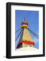 All Seeing Eyes of the Buddha, Boudhanath Stupa, UNESCO World Heritage Site, Kathmandu, Nepal, Asia-Peter Barritt-Framed Photographic Print