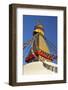 All Seeing Eyes of the Buddha, Boudhanath Stupa, UNESCO World Heritage Site, Kathmandu, Nepal, Asia-Peter Barritt-Framed Photographic Print