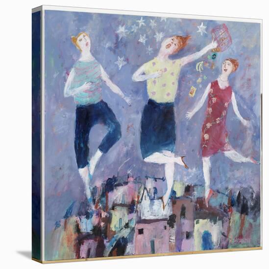 All Singing and Dancing, 2004-Susan Bower-Stretched Canvas