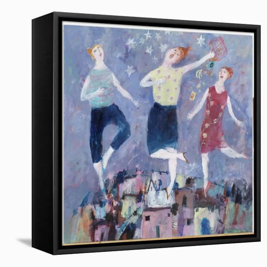 All Singing and Dancing, 2004-Susan Bower-Framed Stretched Canvas