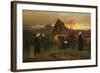 All Soul's Day in the Cemetery-Ludwig Friedrich Wilhelm Riefstahl-Framed Giclee Print