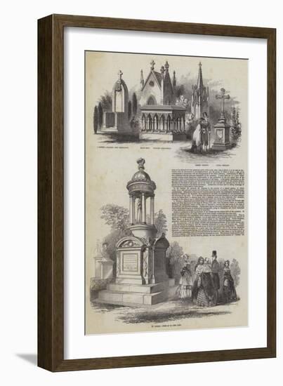 All Souls' Cemetery in Kensall Green-null-Framed Giclee Print