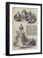 All Souls' Cemetery in Kensall Green-null-Framed Giclee Print