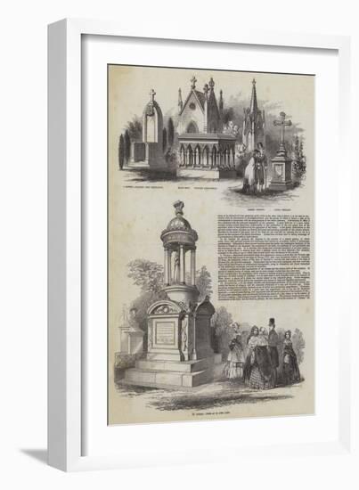 All Souls' Cemetery in Kensall Green-null-Framed Giclee Print