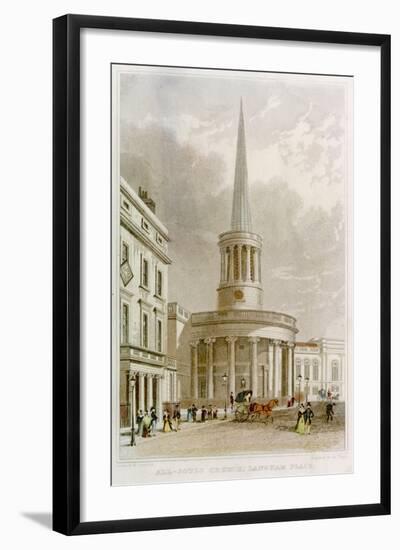 All Souls Church-null-Framed Art Print