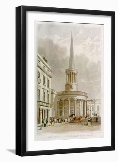 All Souls Church-null-Framed Art Print