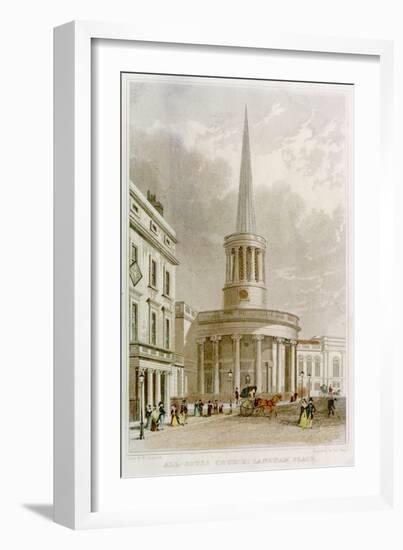 All Souls Church-null-Framed Art Print