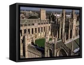 All Souls College and Quadrangle, Oxford, Oxfordshire, England, United Kingdom-Duncan Maxwell-Framed Stretched Canvas