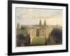 All Souls College, Ttop of Radcliffe Library, History of Oxford, Engraved by J. Bluck-Augustus Charles Pugin-Framed Giclee Print