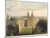 All Souls College, Ttop of Radcliffe Library, History of Oxford, Engraved by J. Bluck-Augustus Charles Pugin-Mounted Giclee Print