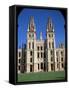 All Souls College, Twin Towers, Oxford, Oxfordshire, England, United Kingdom-David Hunter-Framed Stretched Canvas