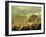 All Souls' Day in the Churchyard at Glendalough-Joseph Peacock-Framed Giclee Print