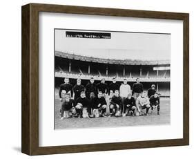 All Star Football Team Photograph-Lantern Press-Framed Art Print