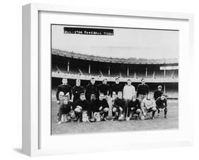 All Star Football Team Photograph-Lantern Press-Framed Art Print