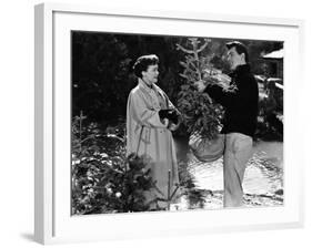 All That Heaven Allows, Jane Wyman, Rock Hudson, 1955-null-Framed Photo